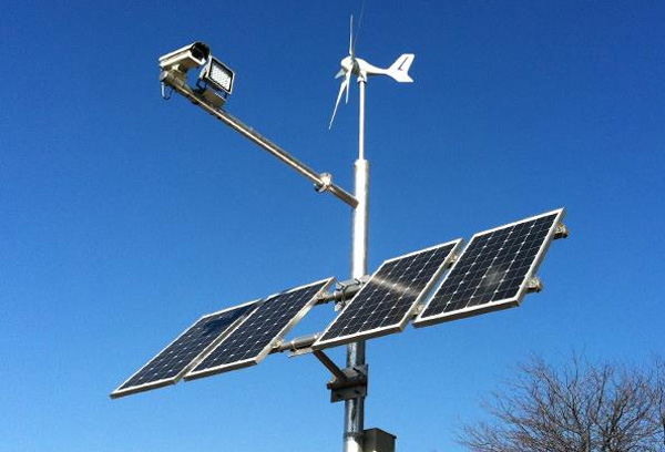 給攝像頭改12伏太陽能供電解決方案