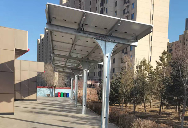 企業(yè)建設光伏車棚
